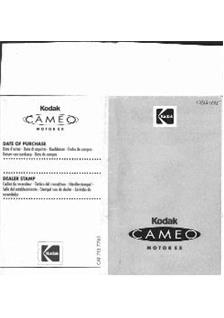 Kodak Cameo Motor EX manual. Camera Instructions.